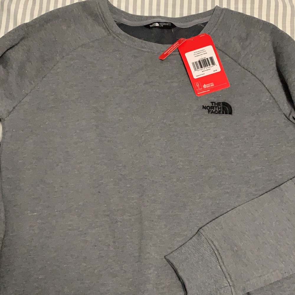 North Face crew neck pullover